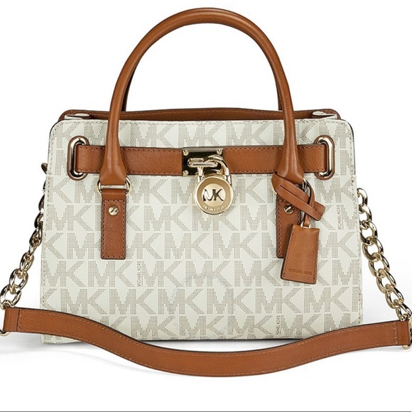 Michael Kors Bags Michael Kors Hamilton Vanilla Tote Handbag Poshmark